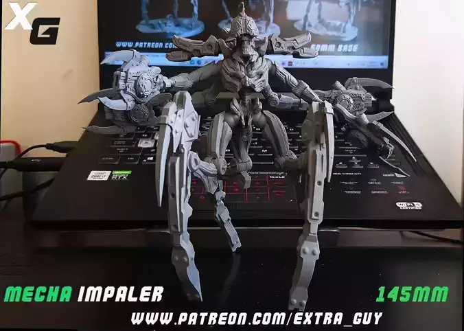 Mecha Impaler 145mm 3D Print