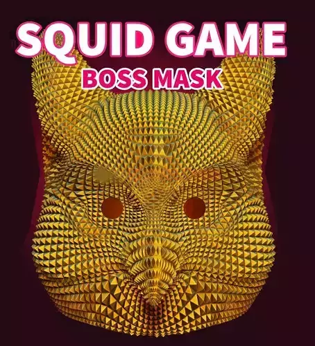 Squid Game Mask - Boss Mask - Owl Mask for Cosplay Costume 3D print model