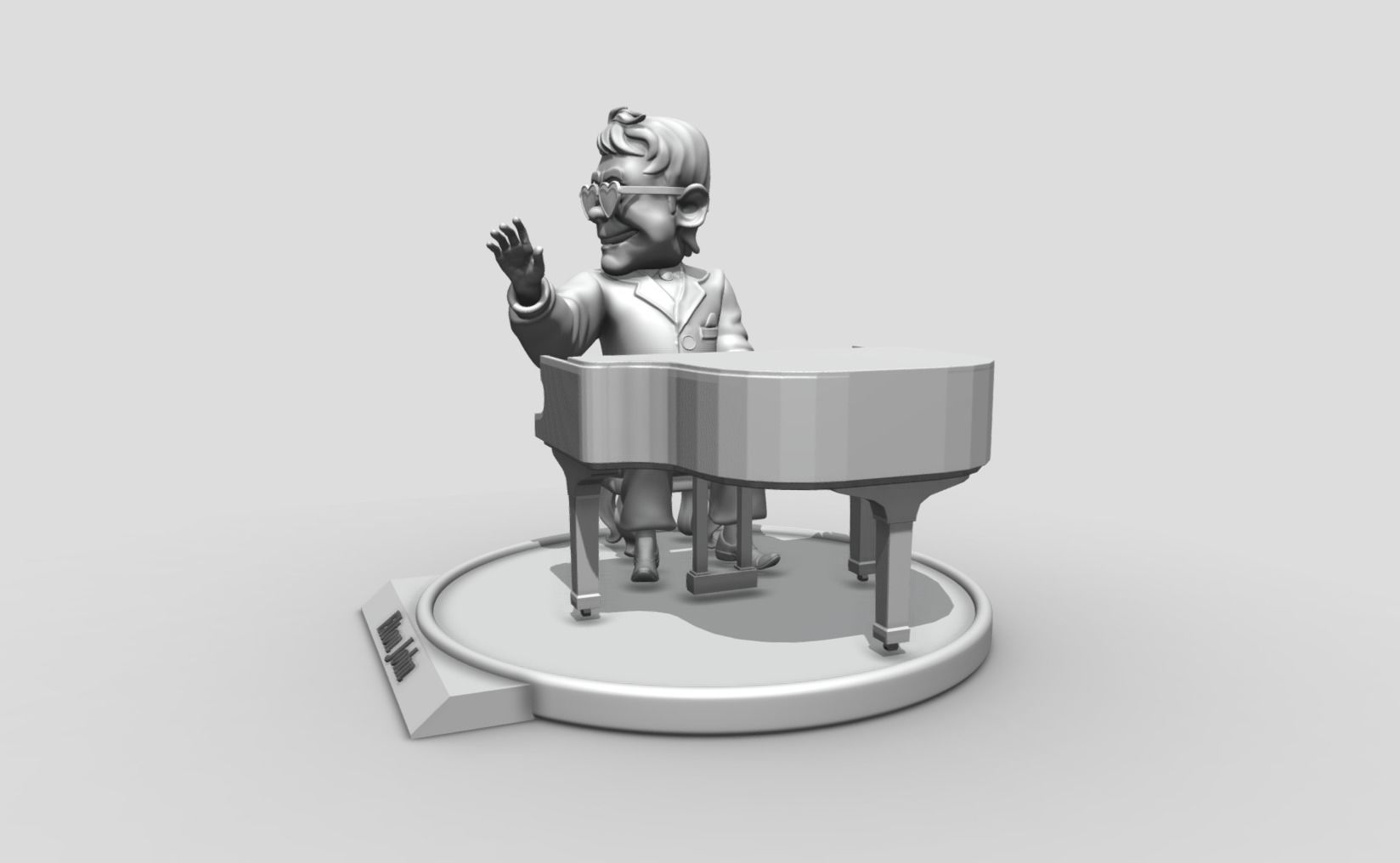 Elton John 3d printing 3D print model_9