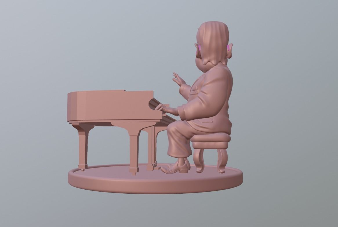 Elton John 3d printing 3D print model_7