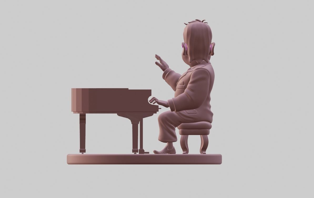 Elton John 3d printing 3D print model_4