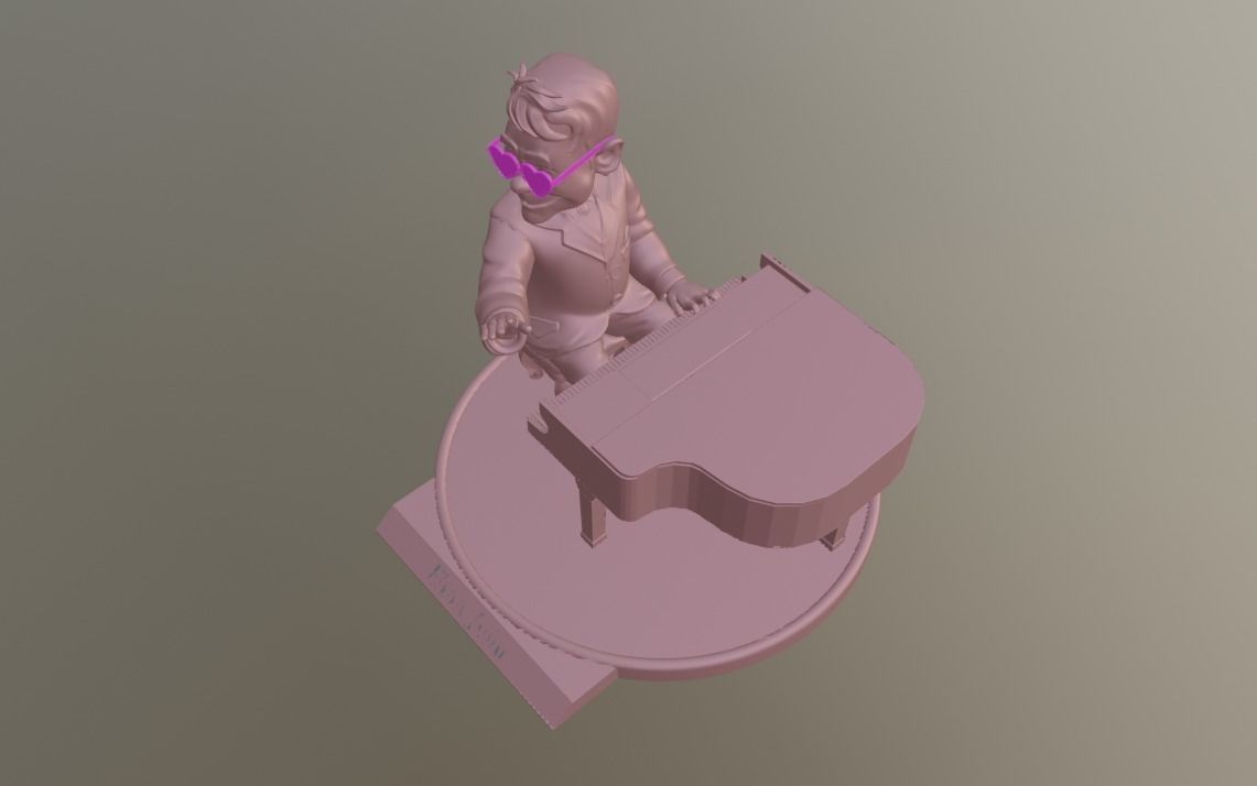 Elton John 3d printing 3D print model_15
