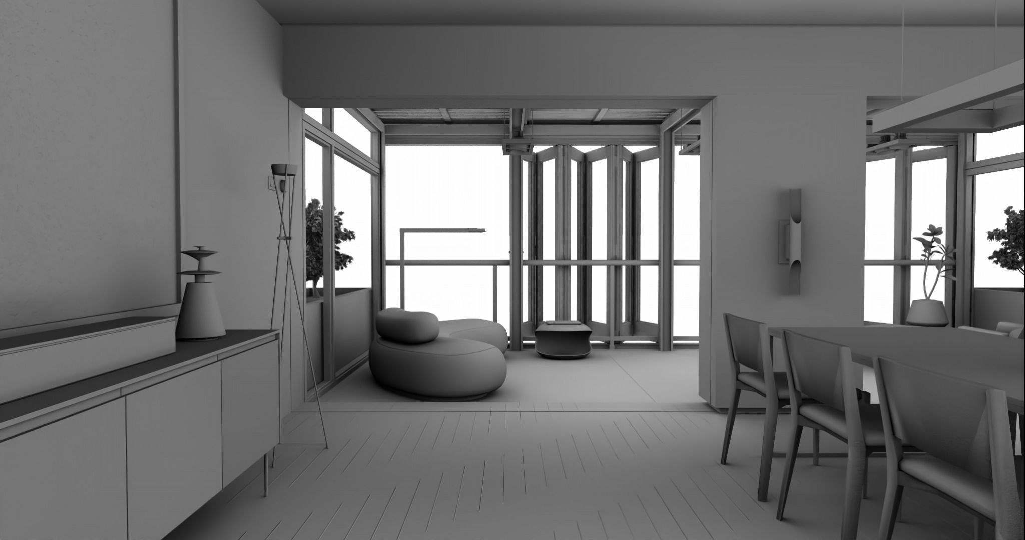 Modern living - A5  3D model_15
