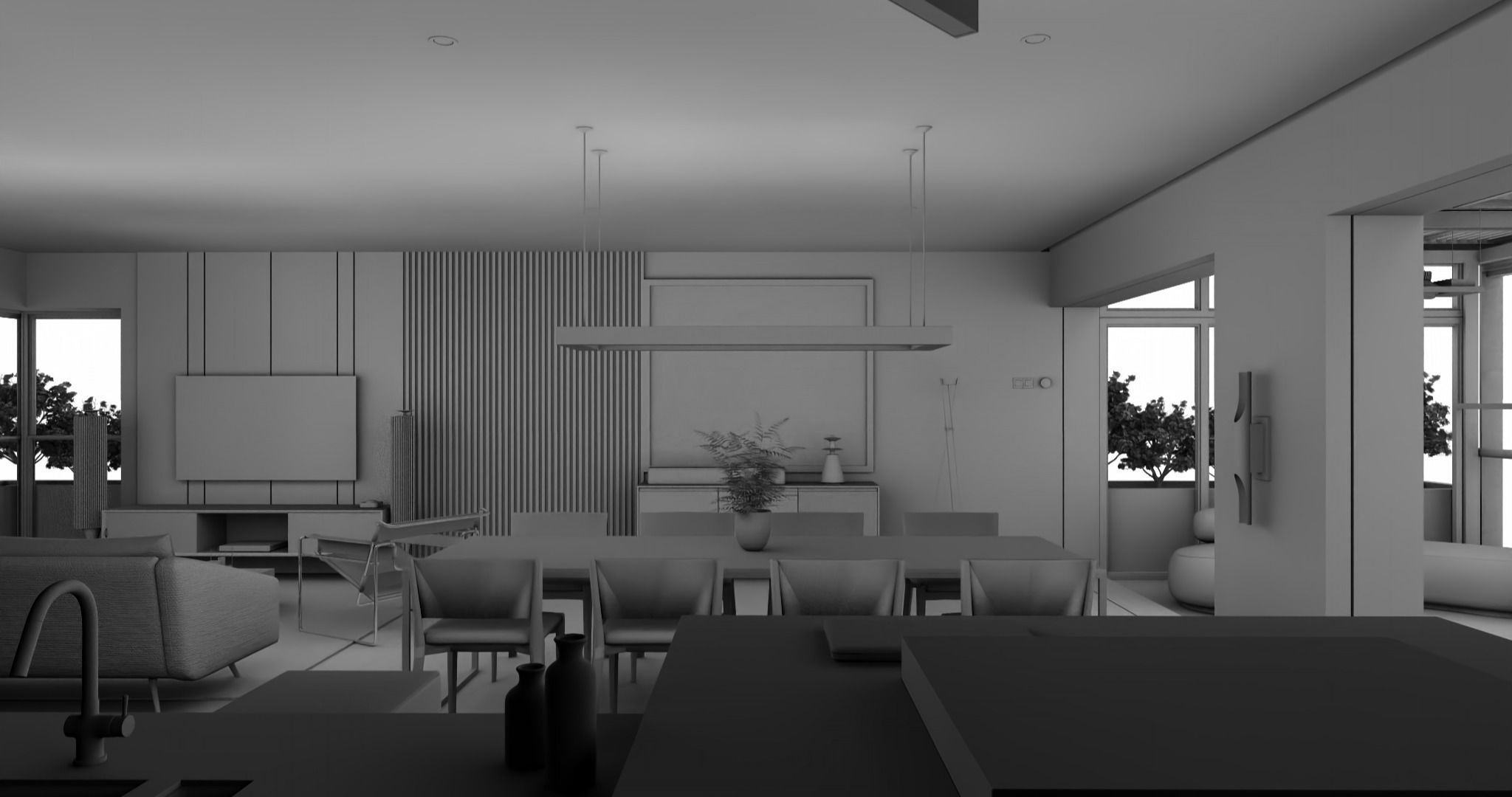 Modern living - A5  3D model_17