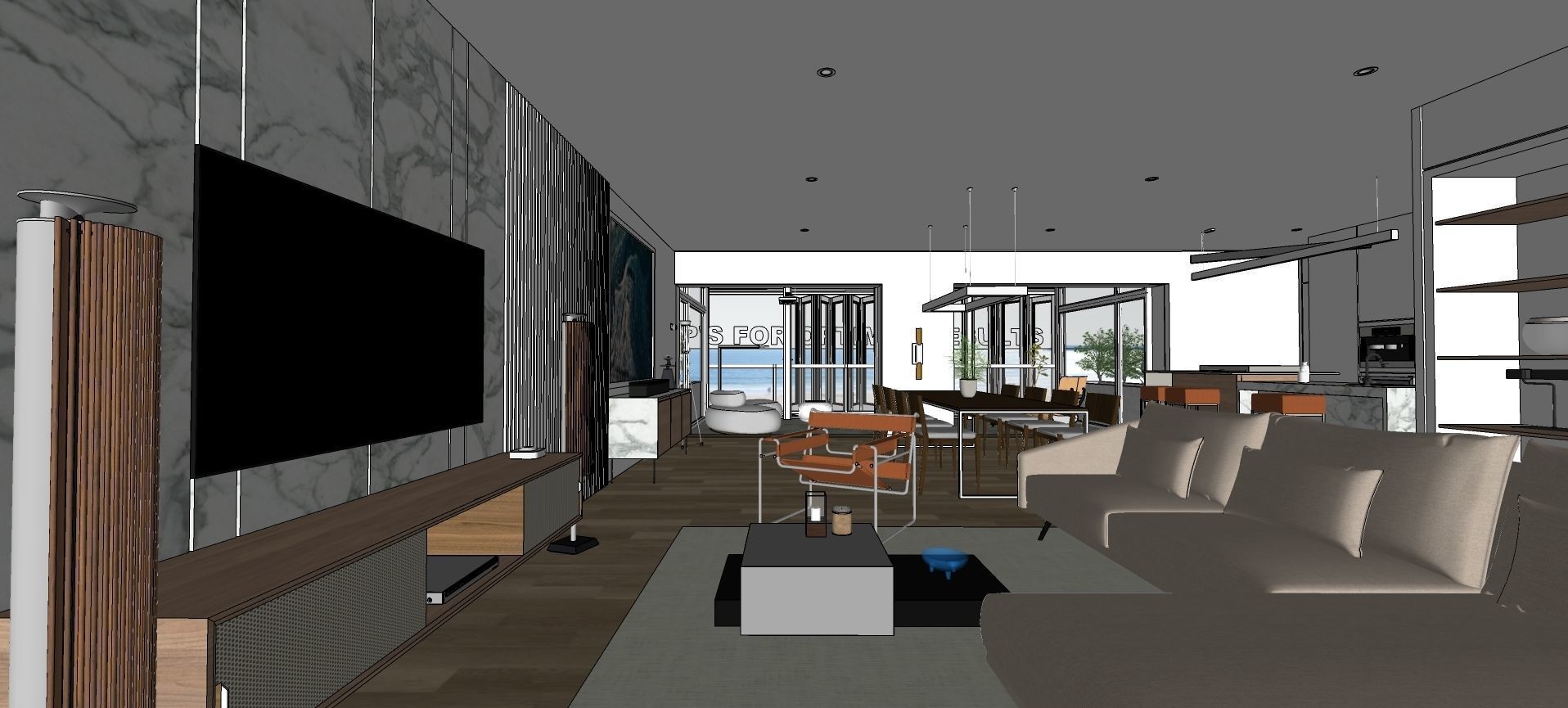 Modern living - A5  3D model_22