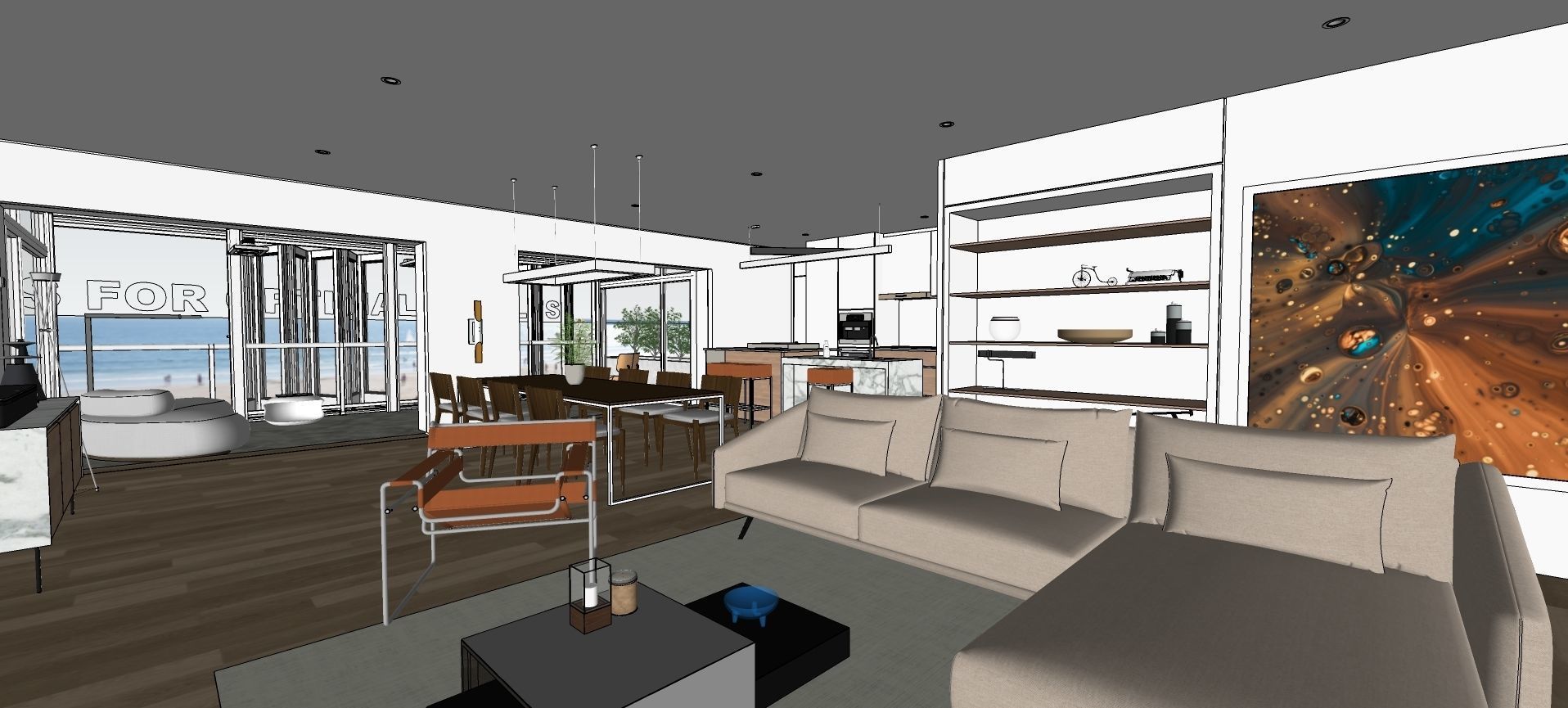 Modern living - A5  3D model_21