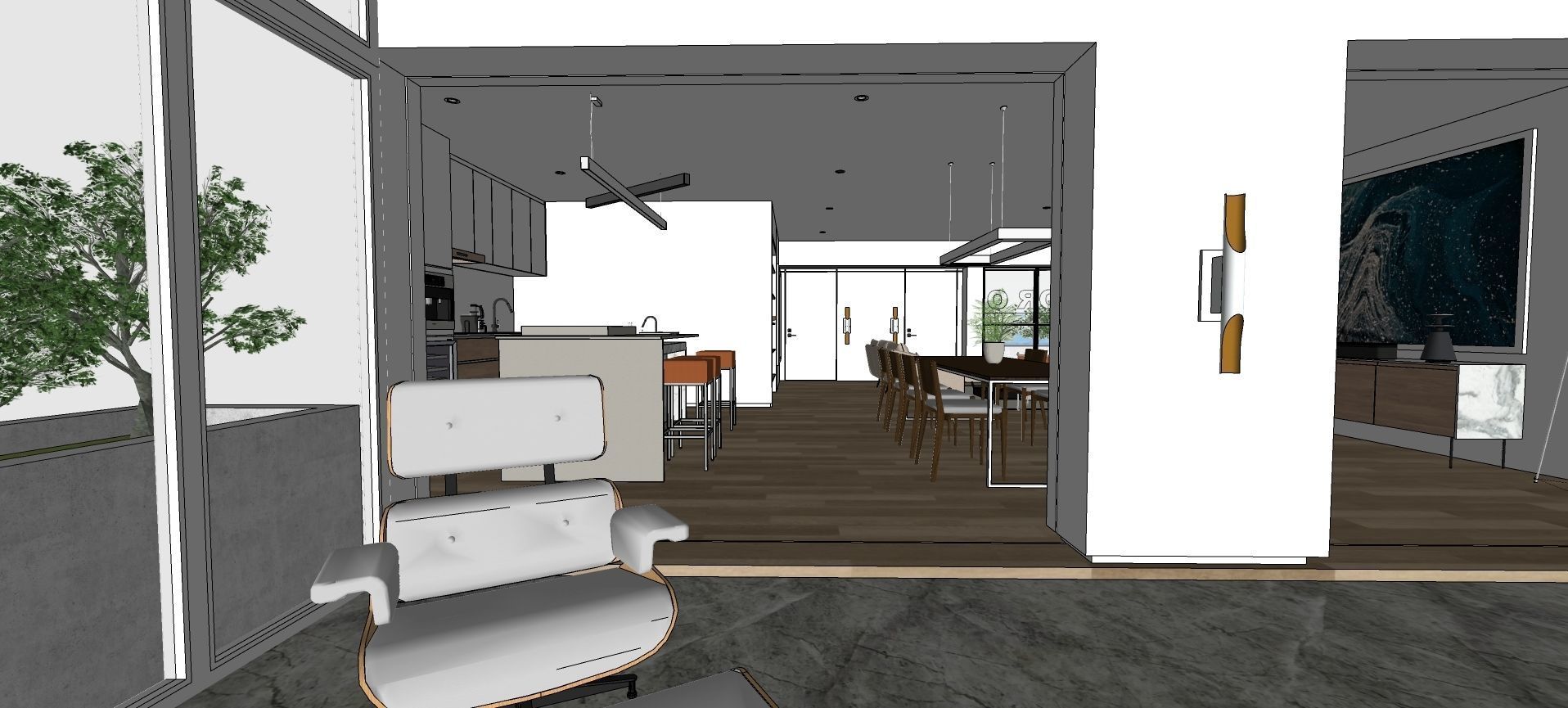 Modern living - A5  3D model_24