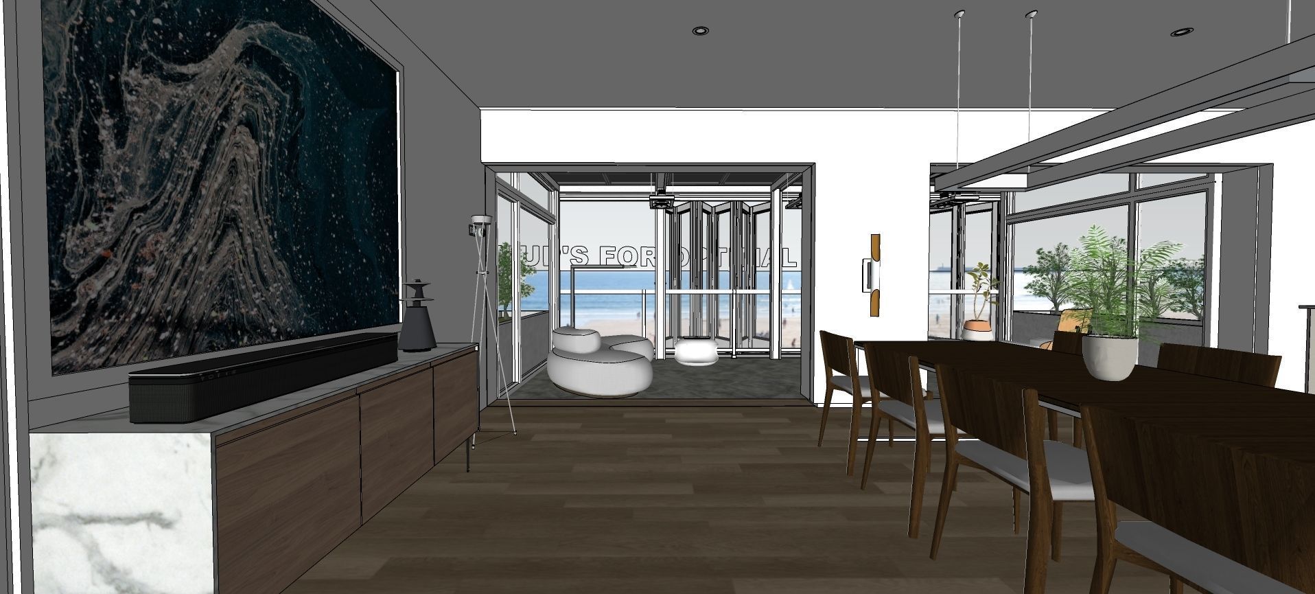 Modern living - A5  3D model_26