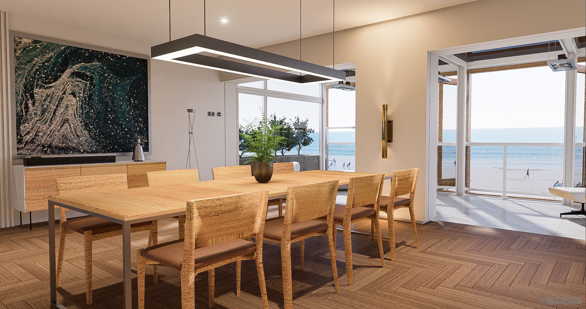 Modern living - A5  3D model_5