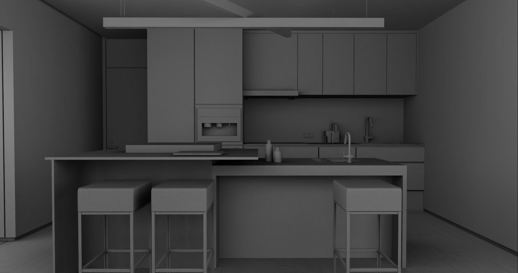 Modern living - A5  3D model_13