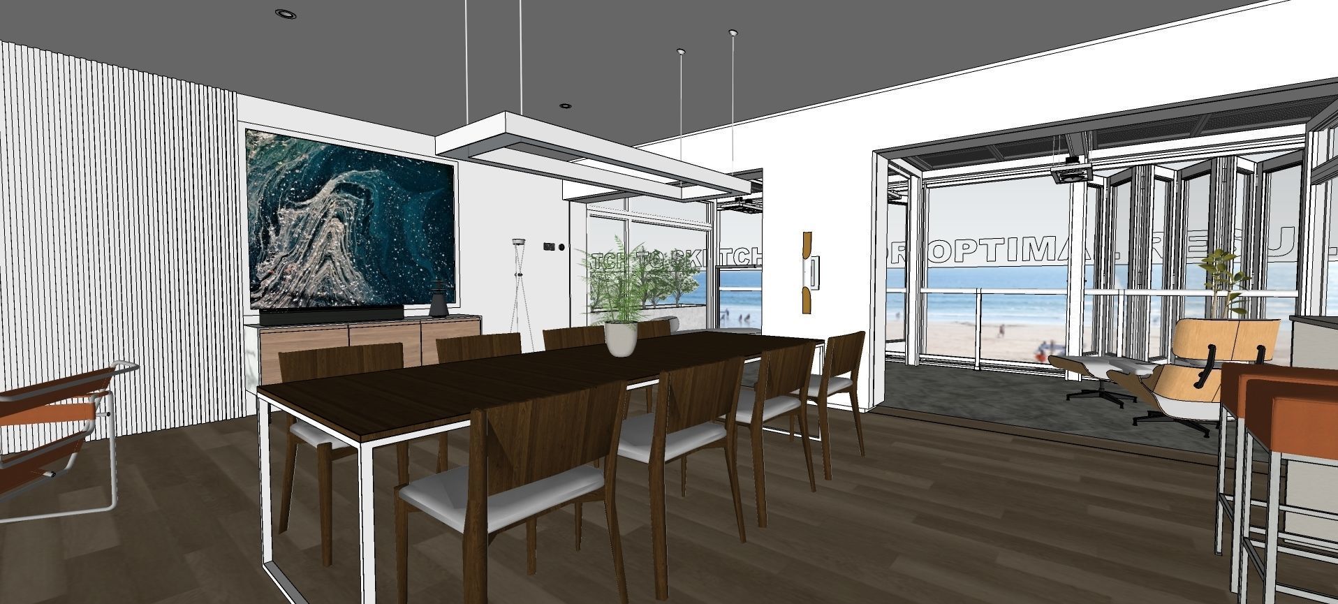 Modern living - A5  3D model_23