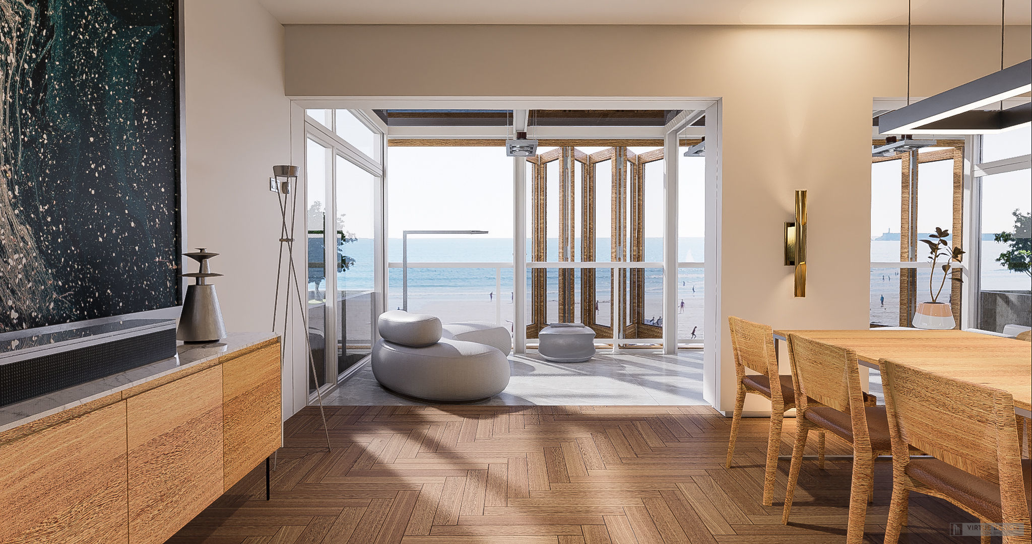 Modern living - A5  3D model_6