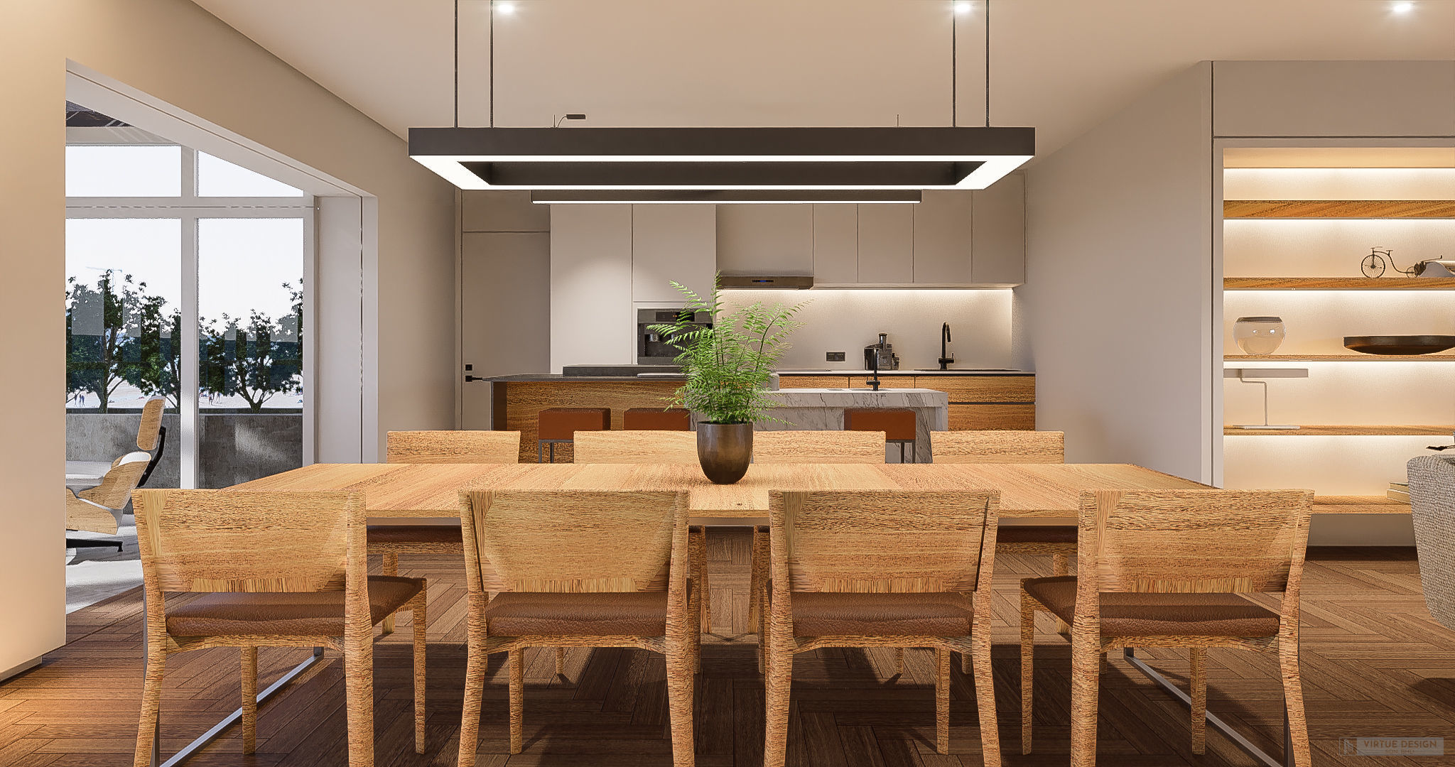 Modern living - A5  3D model_3