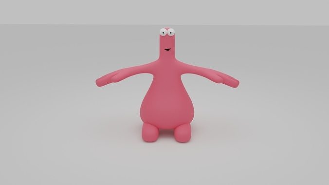 Cartoon  3D Character  Toy Low-poly 3D model