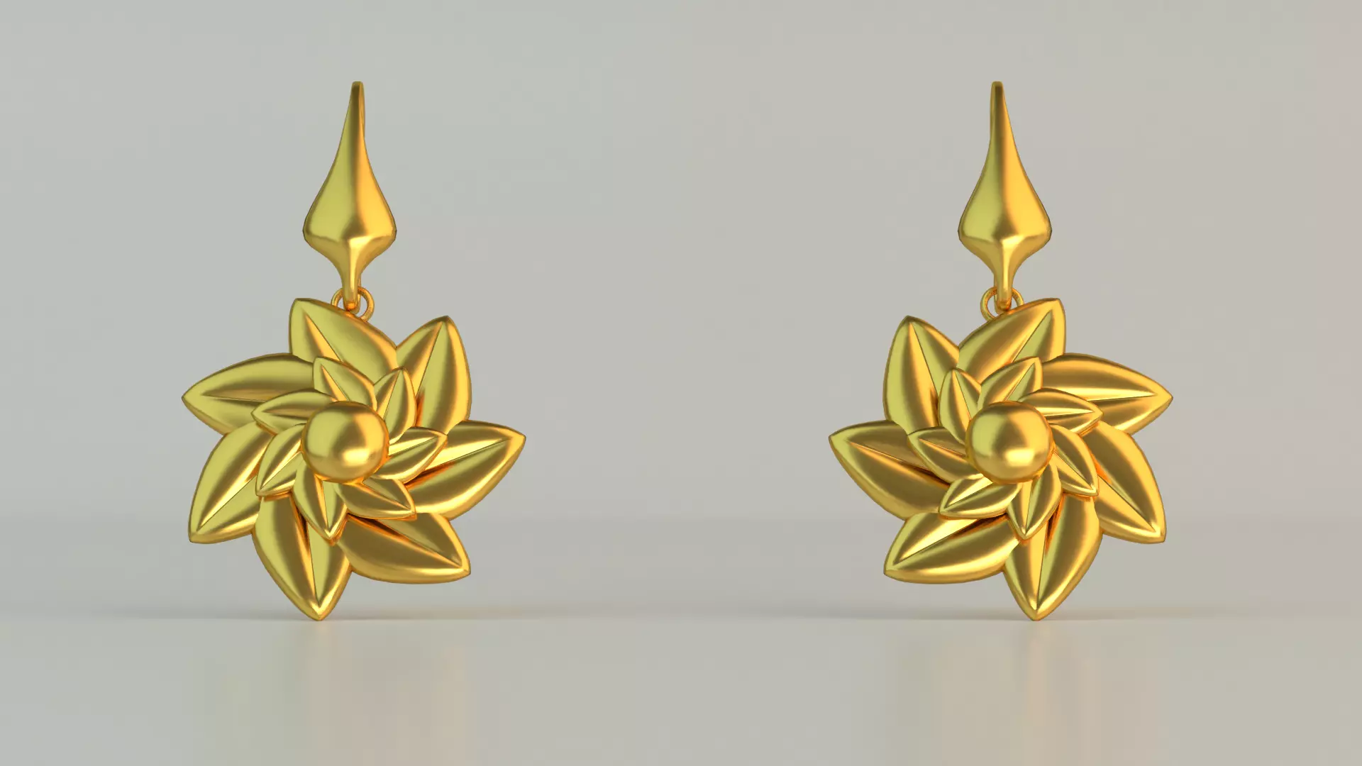 Hanging Ear Rings 6 3D model