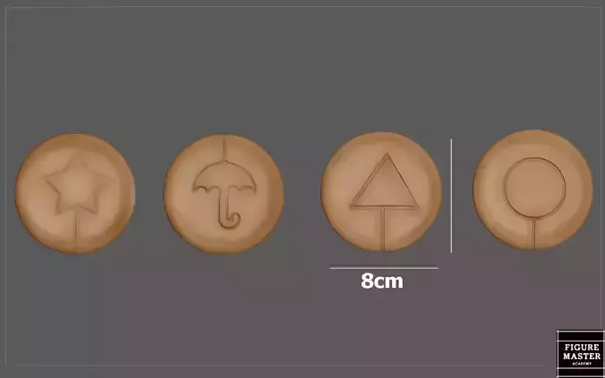 SQUID GAME SUGAR HONEYCOMB DALGONA CANDY PROPS NETFLIX