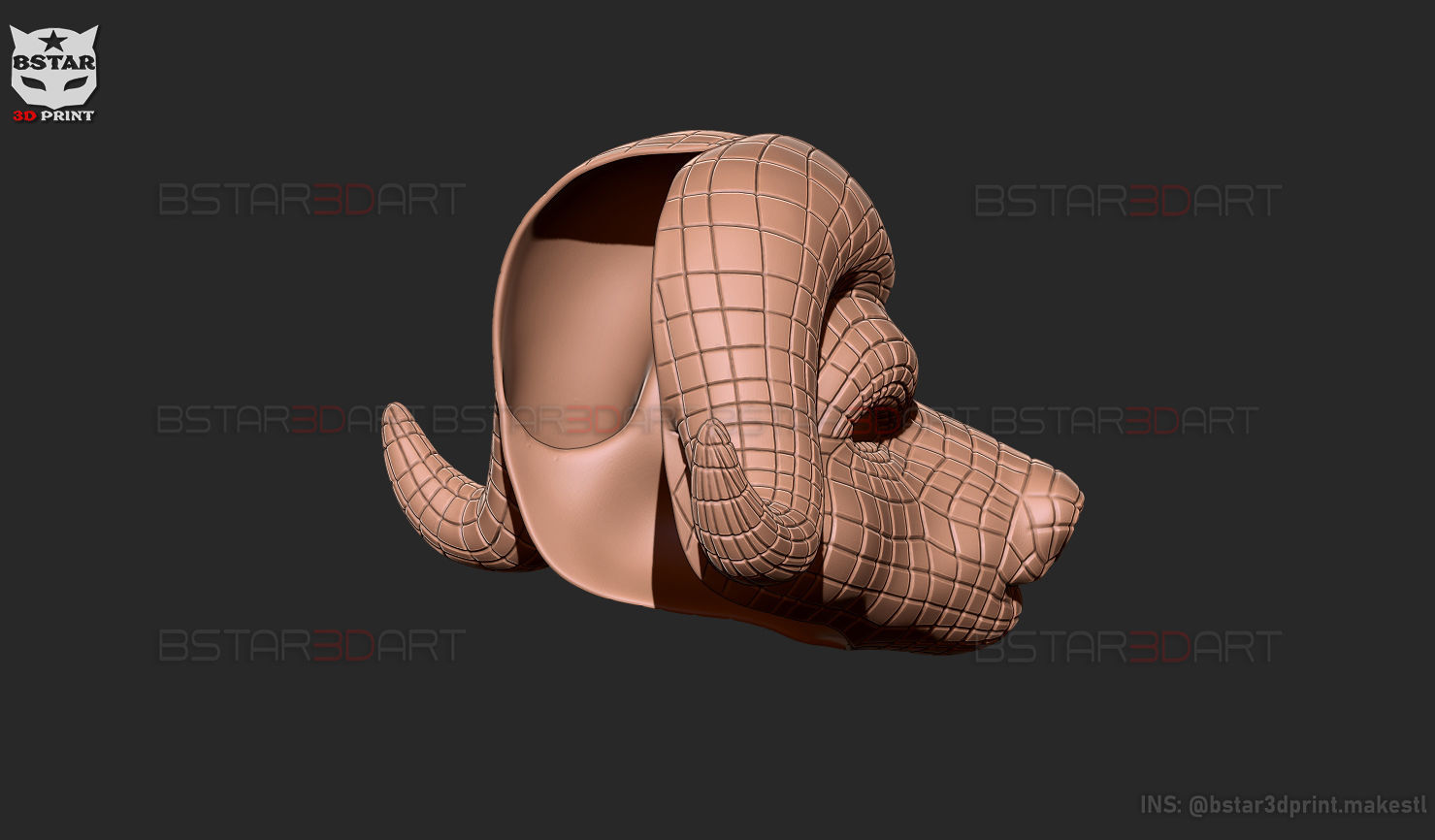Squid Game Mask - Vip Buffalo Mask Cosplay 3D print model_41