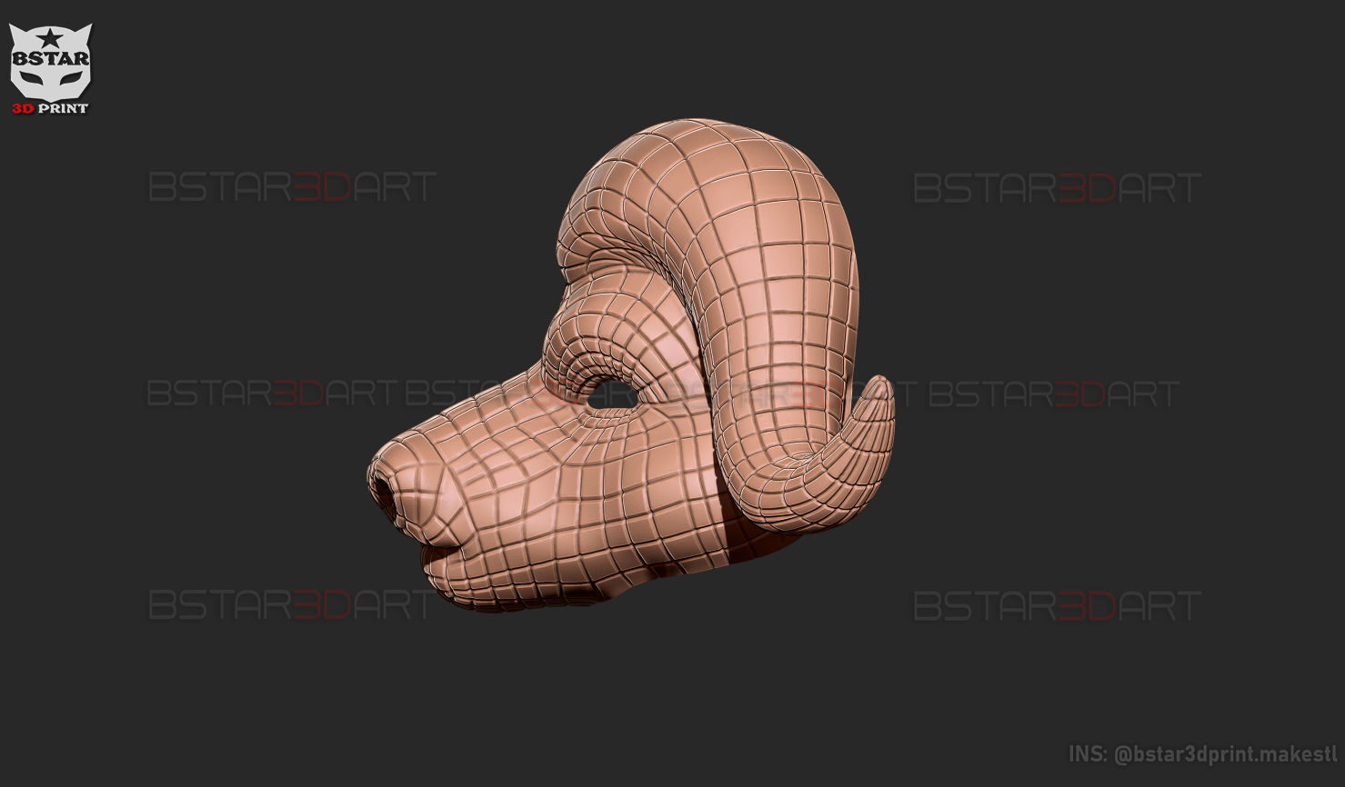 Squid Game Mask - Vip Buffalo Mask Cosplay 3D print model_38