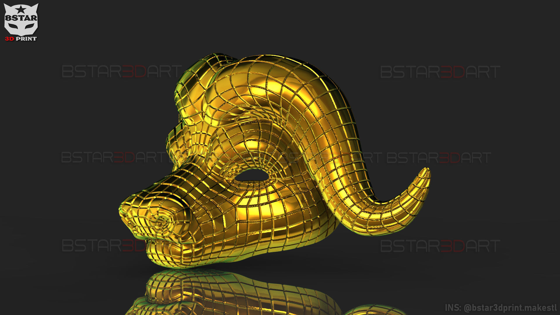 Squid Game Mask - Vip Buffalo Mask Cosplay 3D print model_25