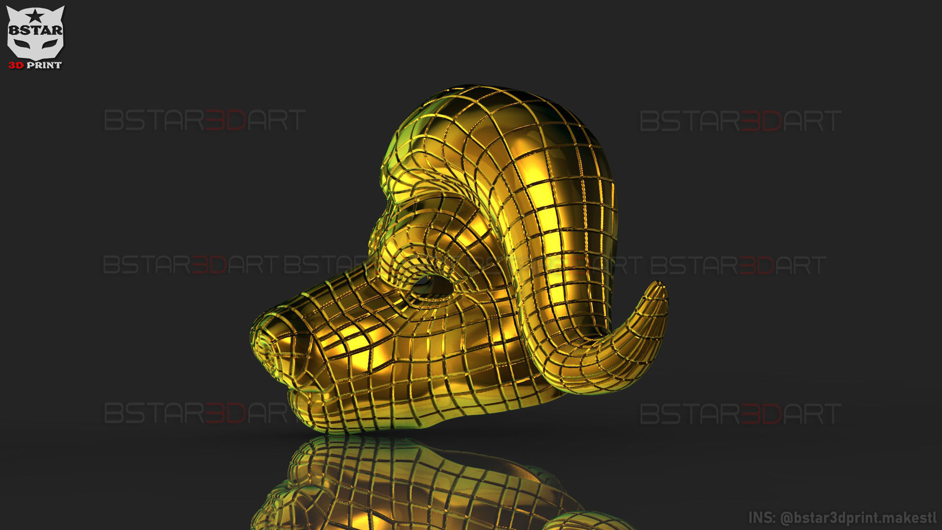 Squid Game Mask - Vip Buffalo Mask Cosplay 3D print model_26