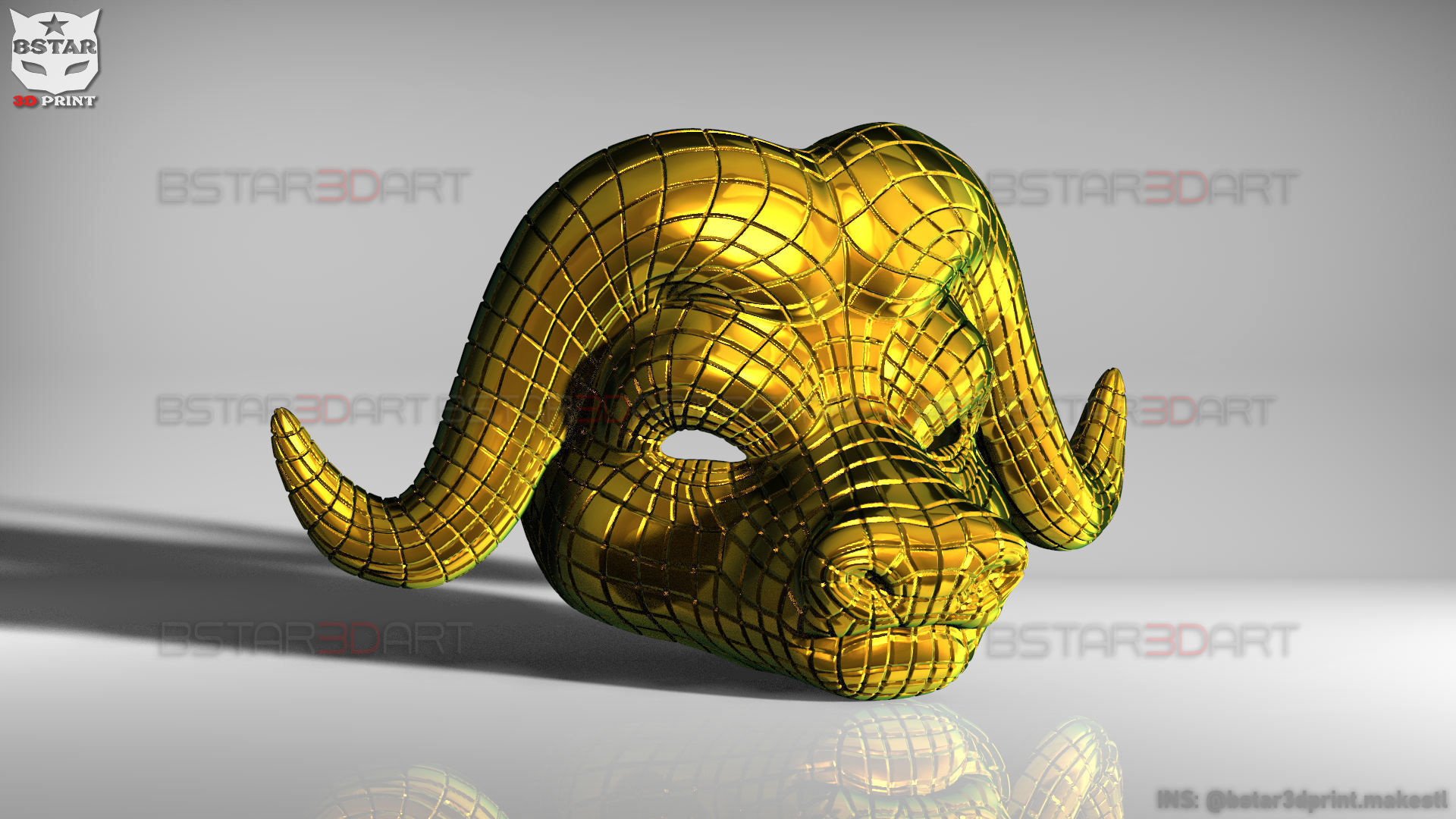 Squid Game Mask - Vip Buffalo Mask Cosplay 3D print model_35