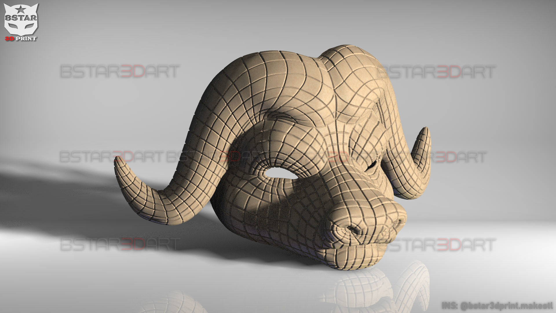 Squid Game Mask - Vip Buffalo Mask Cosplay 3D print model_36