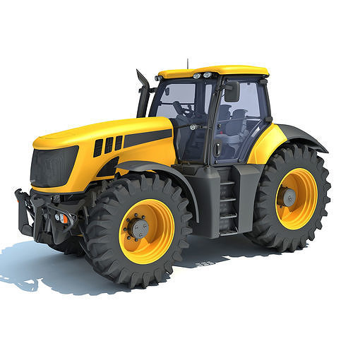 Farm Tractor 3D model