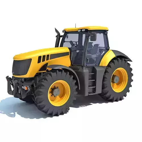 Farm Tractor 3D model