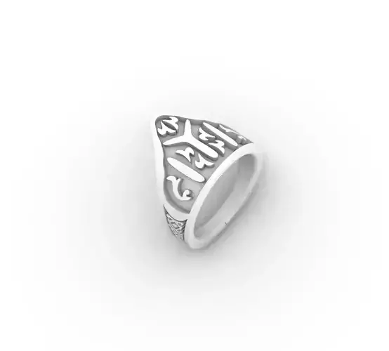 Ertugrul Kayi Thumb Ring Model Clip 3D printable Sterling silver