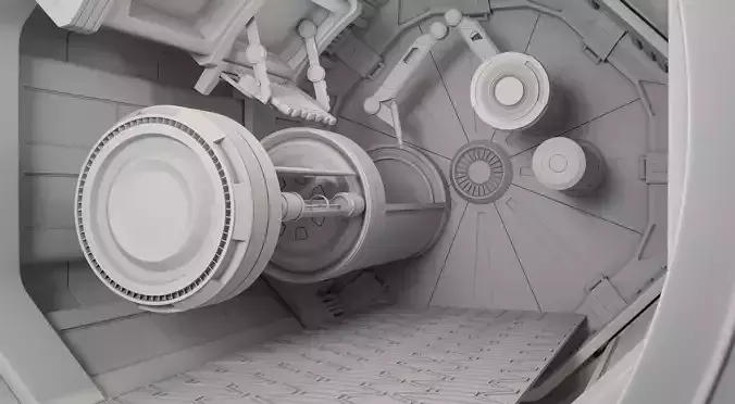 SCI FI MACHINE 3D model