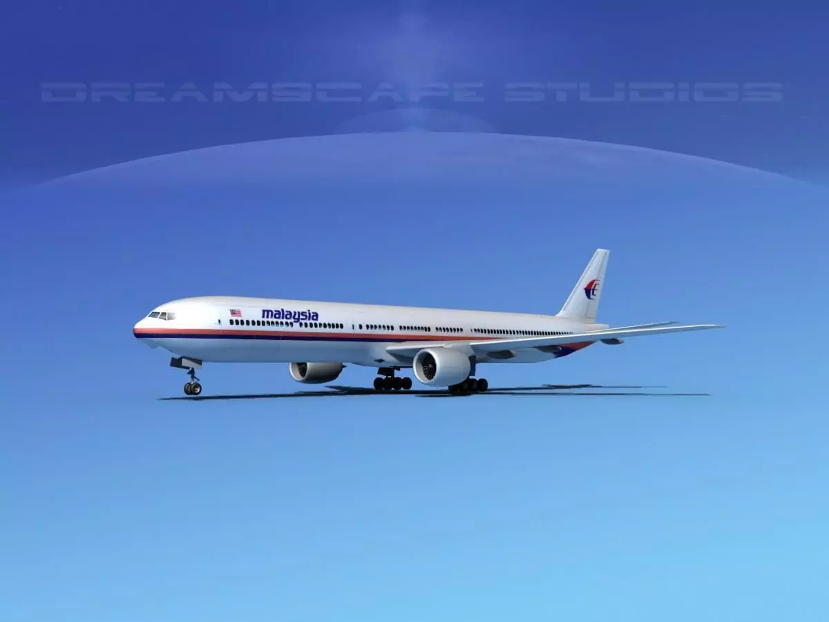 Boeing 777-300 Malaysia 3D model