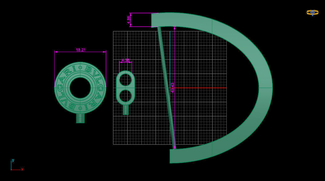 Bvl men bracelet 1 3D print model_4