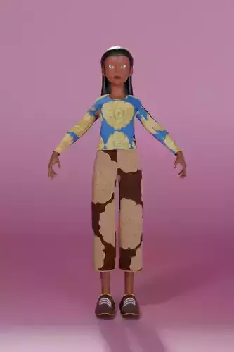 animation girl character