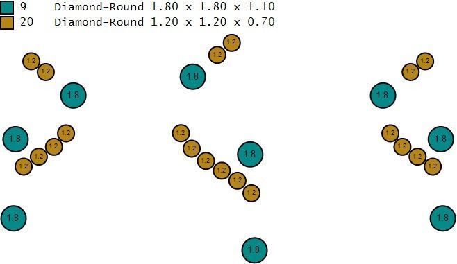 Clover flower pendant 3D print model_17