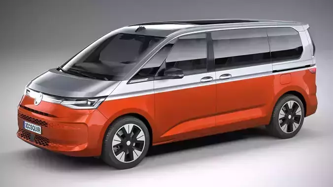 Volkswagen Multivan 2022 3D model