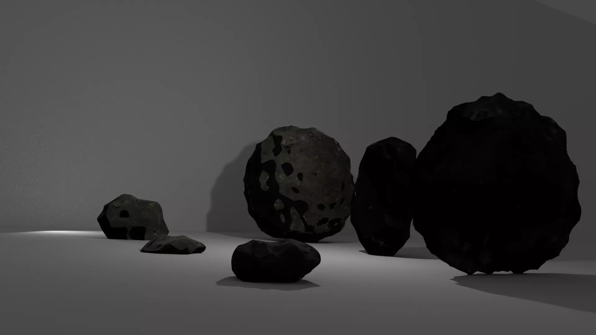 Stones for the urban or village environment 3D model