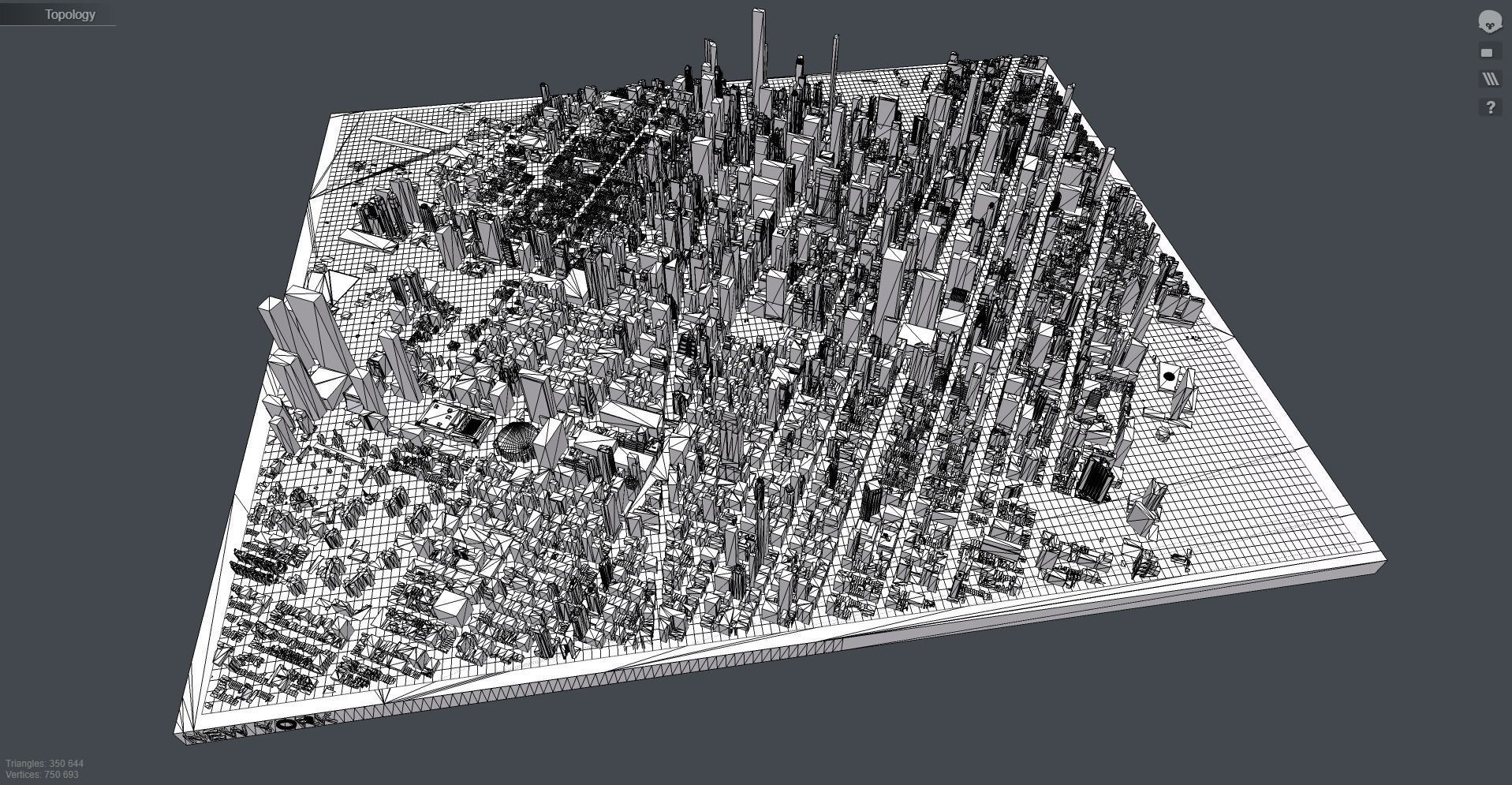 Cityscape New York USA 3D model_11