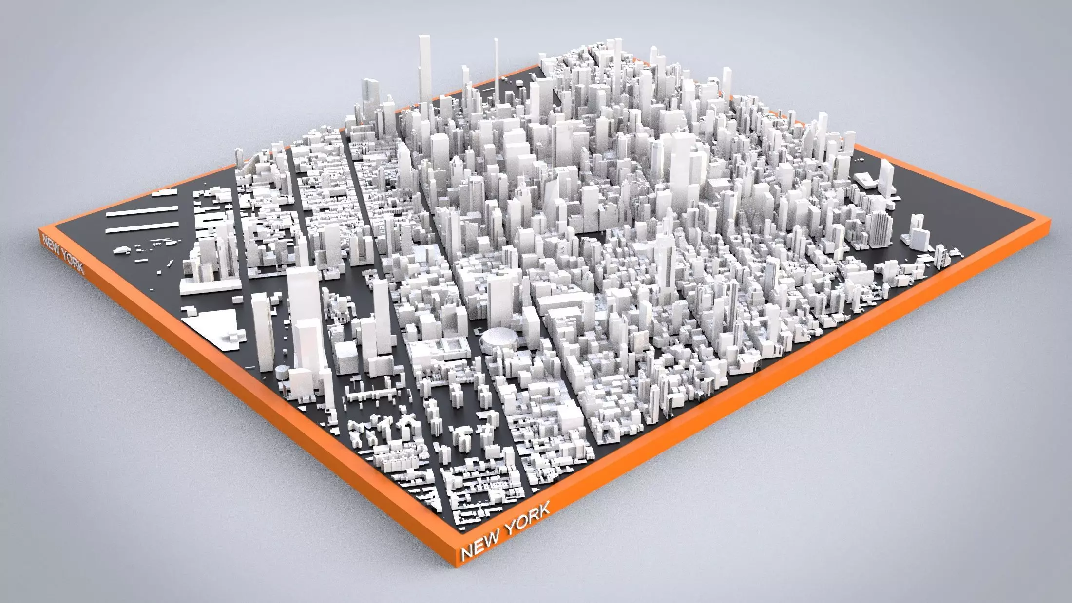 Cityscape New York USA 3D model_0