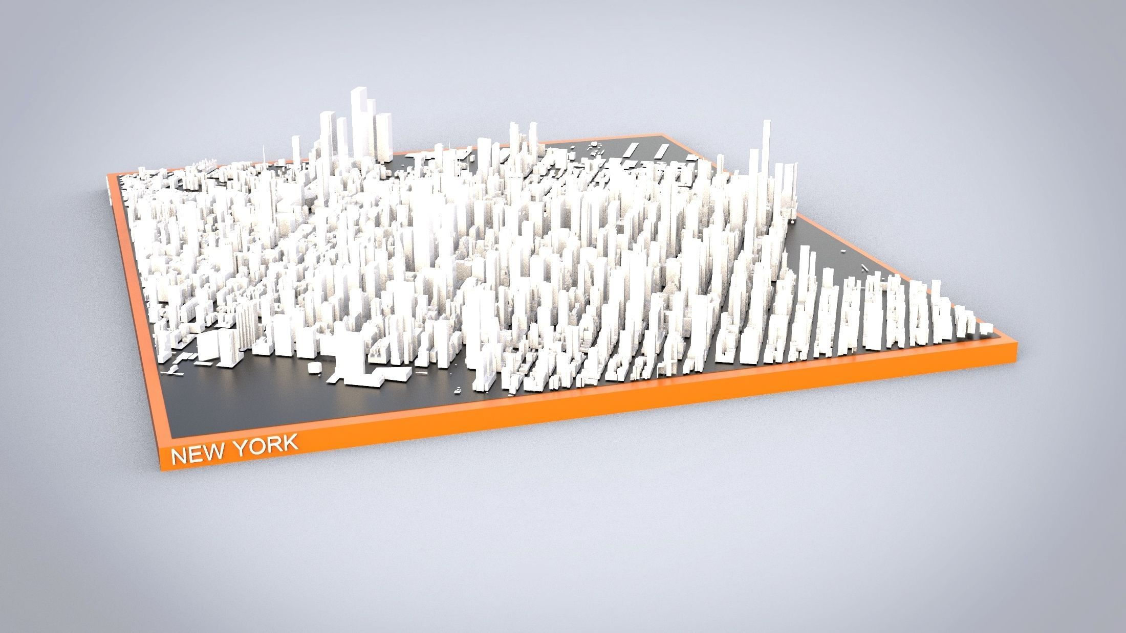 Cityscape New York USA 3D model_7