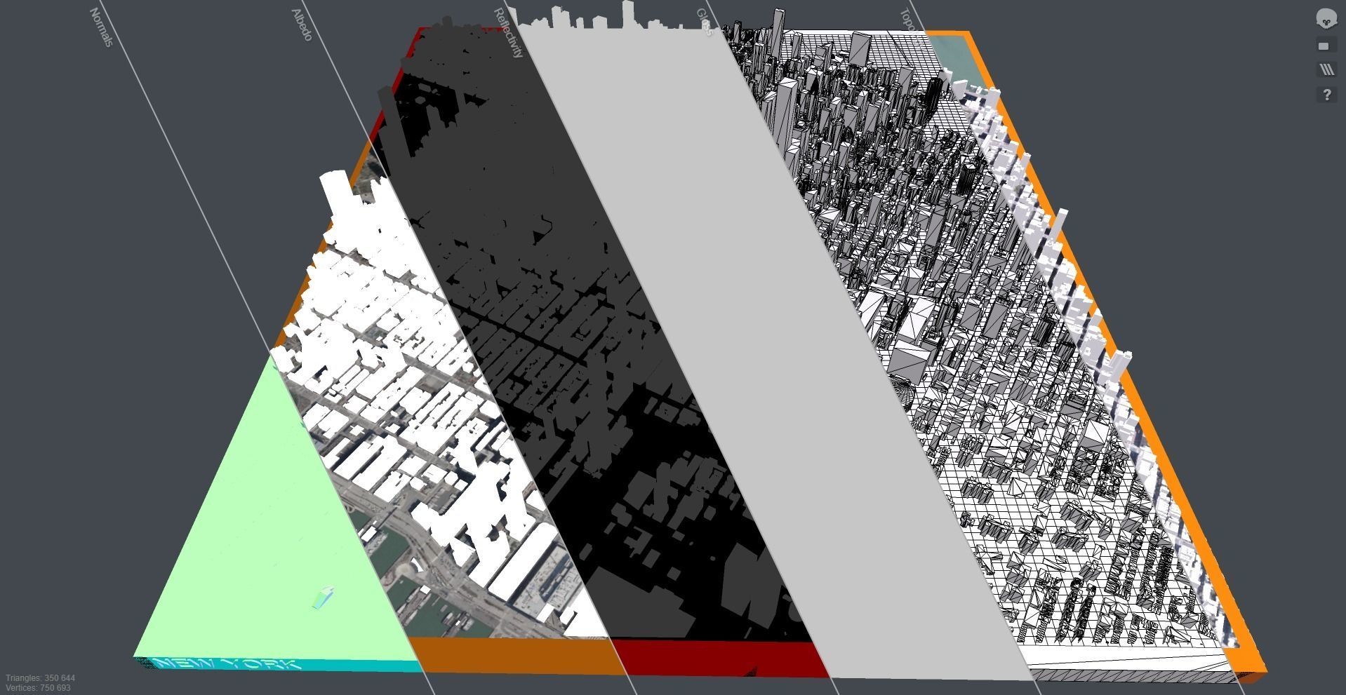 Cityscape New York USA 3D model_12