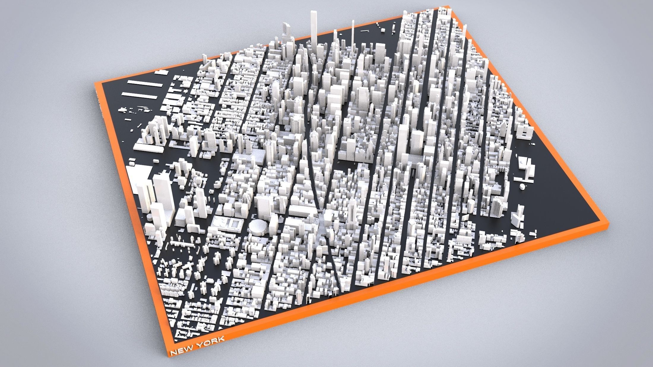 Cityscape New York USA 3D model_5
