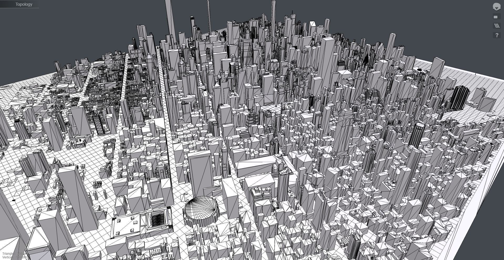 Cityscape New York USA 3D model_9