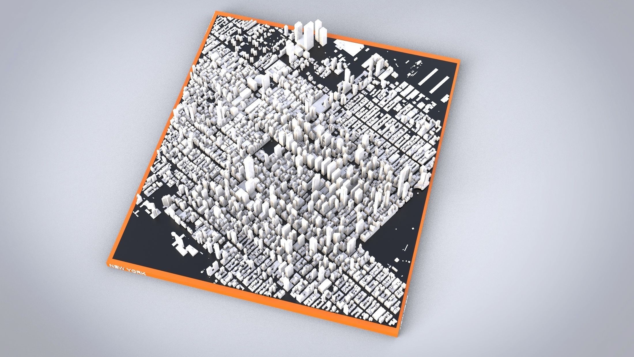 Cityscape New York USA 3D model_8