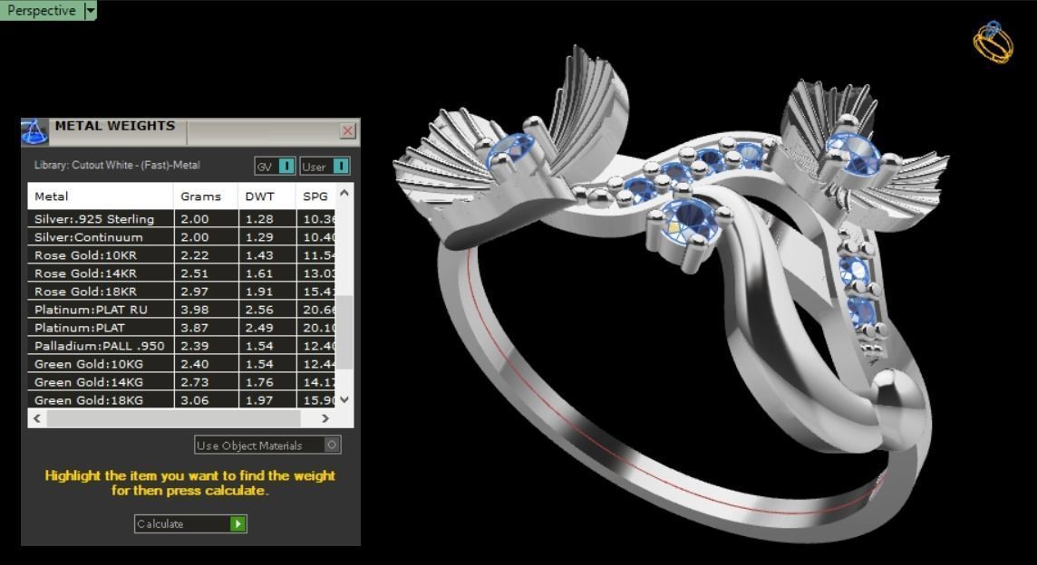 Clover flower ring 3D print model_12