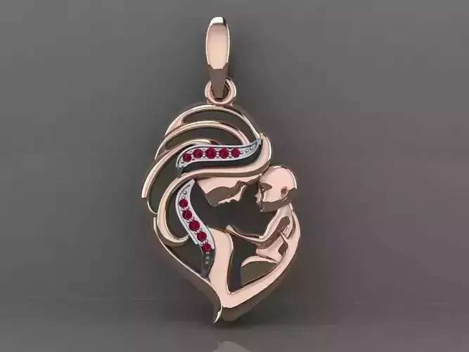 Pendant  Mother with child