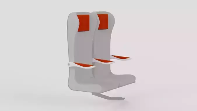 TRAIN SEAT 3D model
