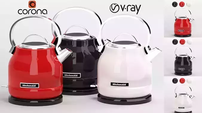 KitchenAid Waterkoker 3D model