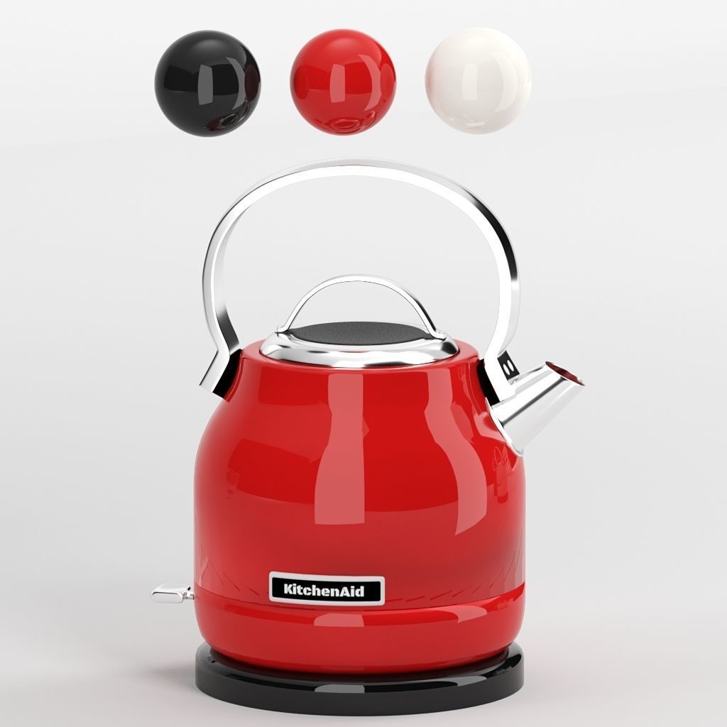 KitchenAid Waterkoker 3D model_9
