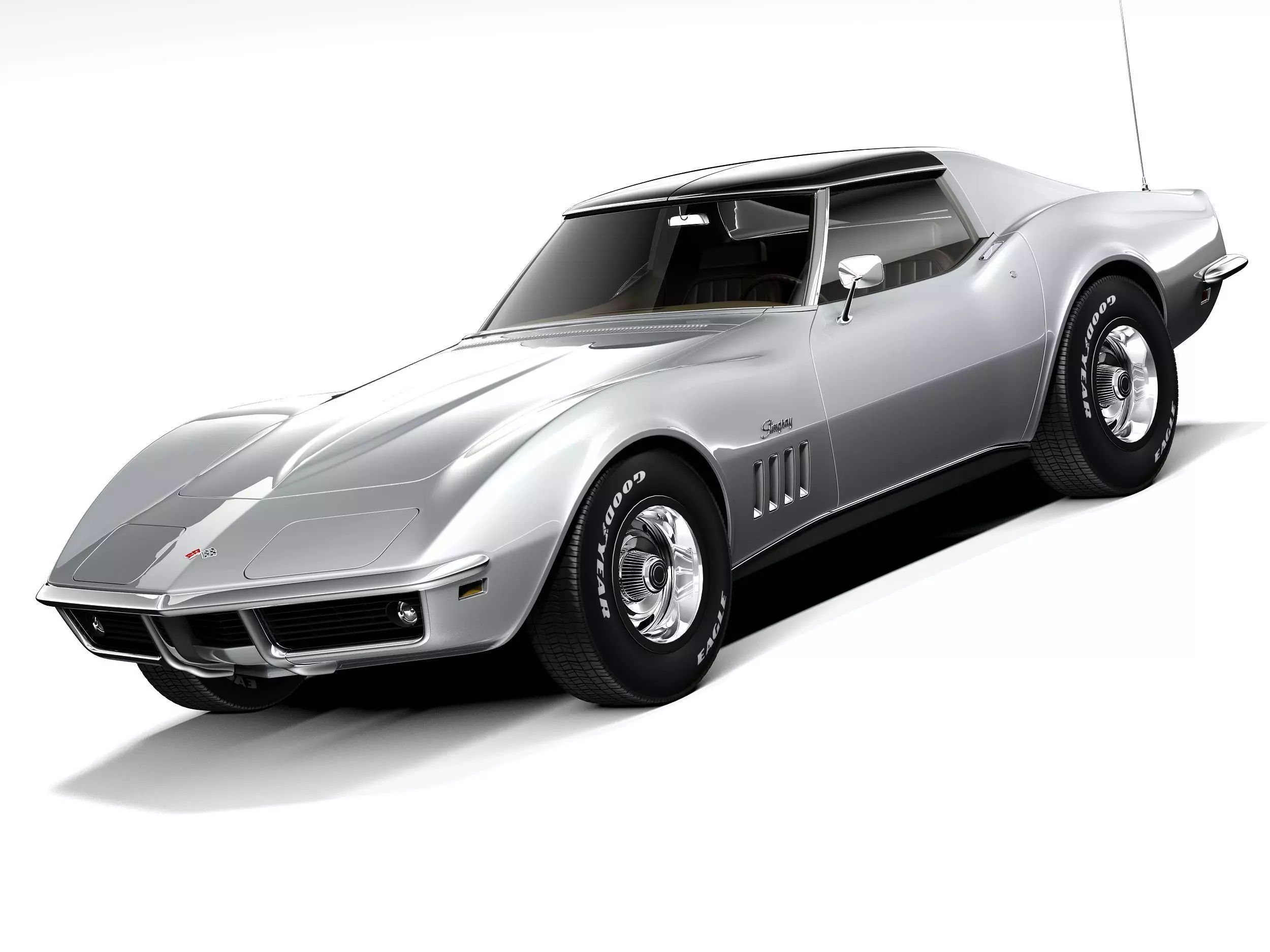 Chevrolet Corvette C3 1969 3D model_0