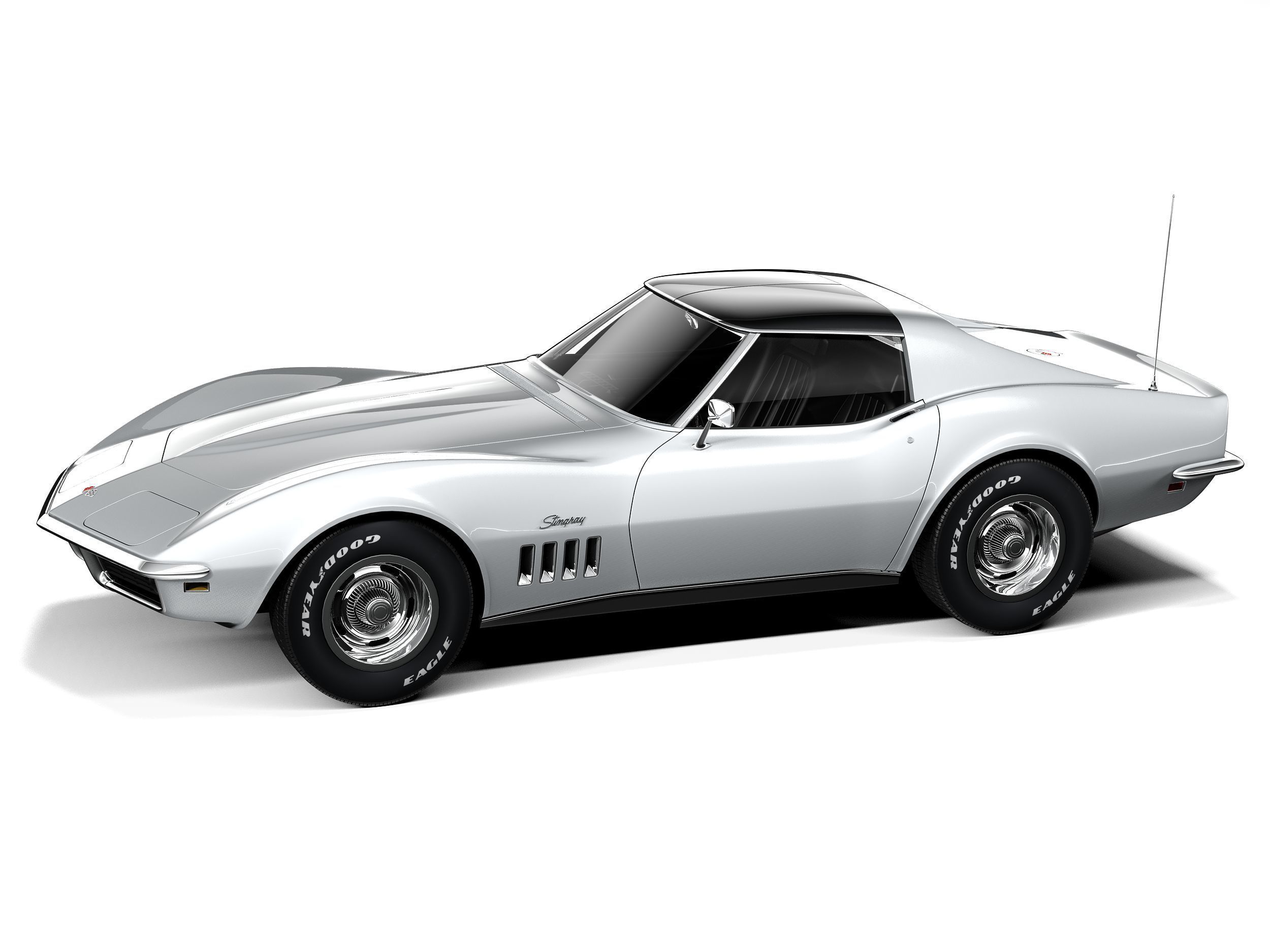 Chevrolet Corvette C3 1969 3D model_11